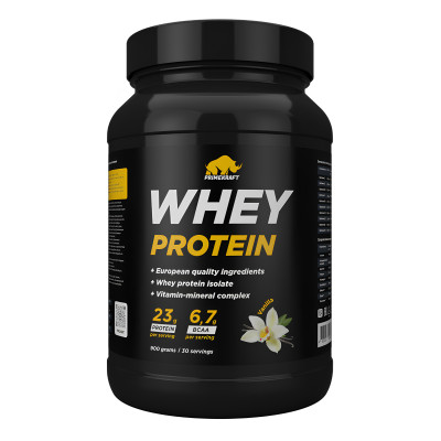 Сывороточный протеин Prime Kraft Whey protein, 900 г, Ваниль