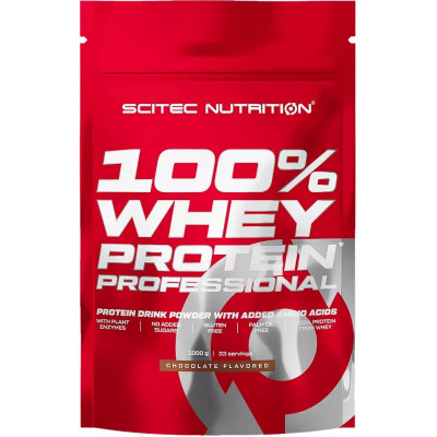 Сывороточный протеин Scitec Nutrition Whey Protein Professional, 1000 г, Шоколад