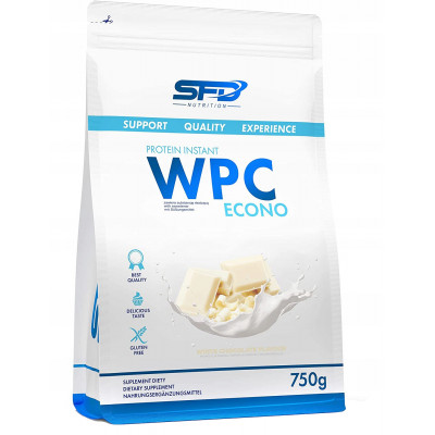 Сывороточный протеин SFD Nutrition WPC Protein Econo, 750 г, Белый шоколад