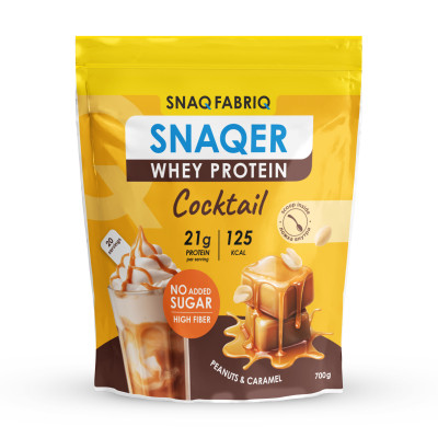 Сывороточный протеин, коктейль Snaq Fabriq Snaqer Whey Protein, 700 г, Арахис-карамель