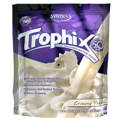 Многокомпонентный протеин Syntrax Trophix, 2270 г, Сливочная ваниль