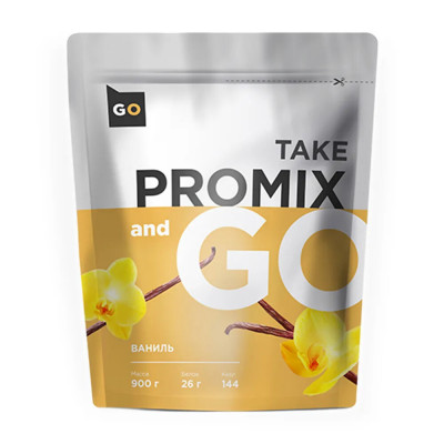 Многокомпонентный протеин Take and Go Promix, 900 г, Ваниль