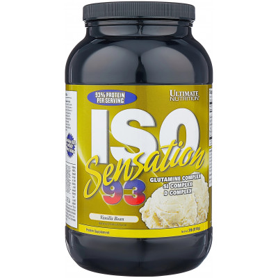 Изолят сывороточного протеина Ultimate Nutrition ISO Sensation, 910 г, Ваниль