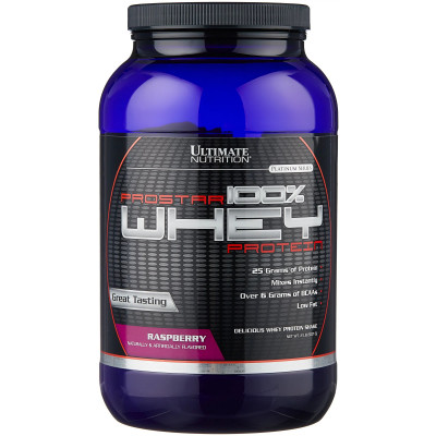 Протеин Ultimate Nutrition Prostar Whey, 907 г, Малина