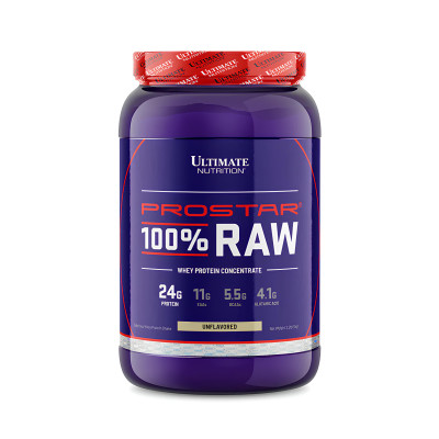 Сывороточный протеин Ultimate Prostar 100% RAW, 1000 г, Натуральный
