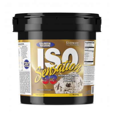 Изолят сывороточного протеина Ultimate Nutrition ISO Sensation, 2270 г, Печенье с кремом