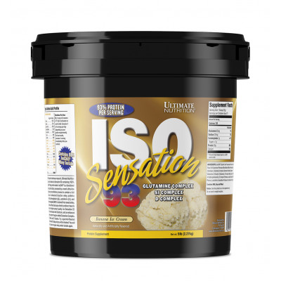 Изолят сывороточного протеина Ultimate Nutrition ISO Sensation, 2270 г, Ваниль