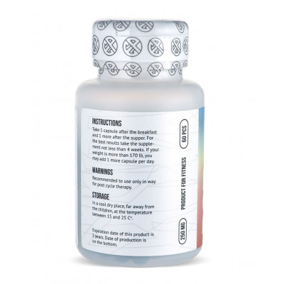 Продукт для полноценной послекурсовой терапии (ПКТ) Envenom Pharm PCT+, 60 капсул