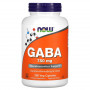 Гамма-аминомасляная кислота ГАБА, ГАМК Now Foods GABA, 750 мг, 200 капсул