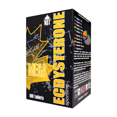 Экдистерон NST MEGA Ecdysterone Sportline, 50 мг, 100 таблеток