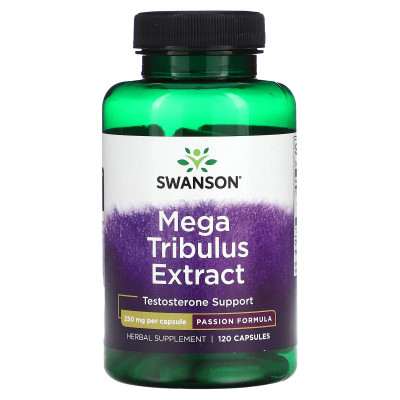Трибулус Swanson Mega Tribulus Extract 250 мг, 120 капсул