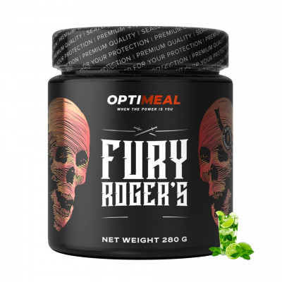 Предтренировочный комплекс OptiMeal Fury Roger's, 280 г, Мохито