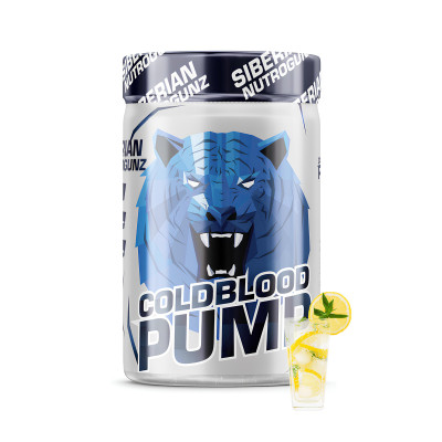 Предтренировочный комплекс Siberian Nutrogunz Cold Blood Pump, 150 г, Лимонад