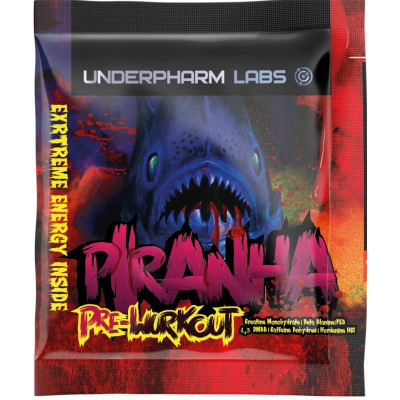 Предтренировочный комплекс Underpharm Labs Piranha, 1 порция