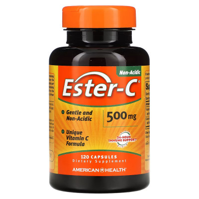 Витамин C с цитрусовыми биофлавоноидами American Health Ester-C with Citrus Bioflavonoids, 500 мг, 120 капсул