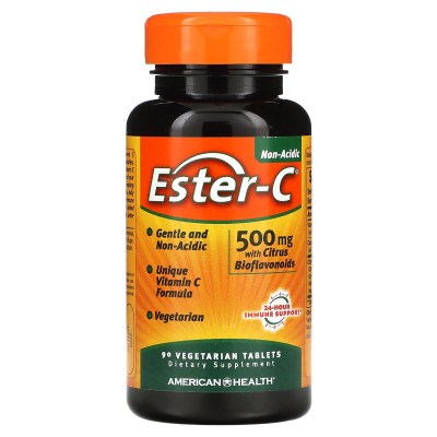 Витамин C с цитрусовыми биофлавоноидами American Health Ester-C with Citrus Bioflavonoids, 500 мг, 90 таблеток