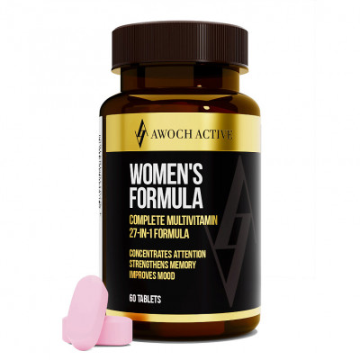 Комплекс витаминов для женщин Awoch active Women's Formula, 60 таблеток