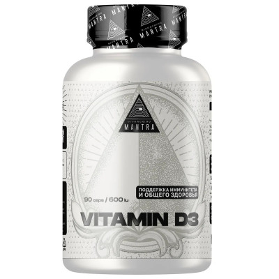 Витамин Д3 Biohacking Mantra Vitamin D3, 600 IU, 90 капсул