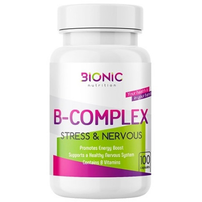 Комплекс витаминов группы Б Bionic Nutrition B-Complex, 100 капсул