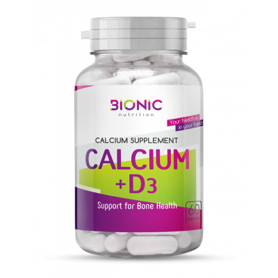 Кальций Д3 Bionic Nutrition Calcium D3, 60 капсул