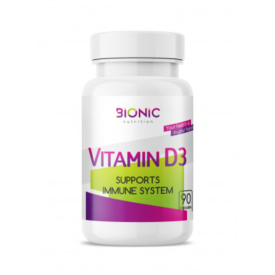 Витамин Д3 Bionic Nutrition Vitamin D3, 600 IU, 90 капсул