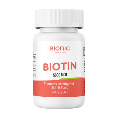 Биотин Bionic Biotin, 5000 мкг, 60 капсул