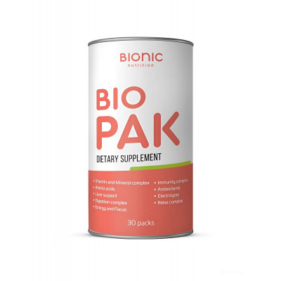 Витаминно-минеральный комплекс Bionic Nutrition Bio PAK, 30 пакетиков