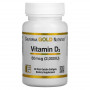 Витамин Д3 California Gold Nutrition Vitamin D3, 50 мкг, 2000 ME, 90 капсул