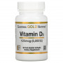 Витамин Д3 California Gold Nutrition Vitamin D3, 5000 IU, 125 мкг, 90 капсул