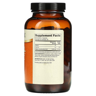 Липосомальный витамин C Dr. Mercola Liposomal Vitamin C, 500 мг, 180 капсул