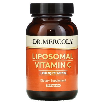 Липосомальный витамин C Dr. Mercola Liposomal Vitamin C, 500 мг, 60 капсул