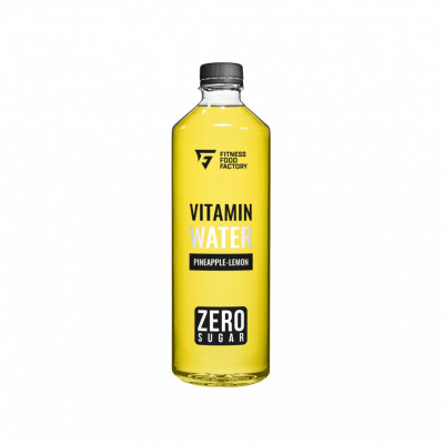 Напиток слабогазированный Fitness Food Factory Vitamin water, 500 мл, Ананас-лимон