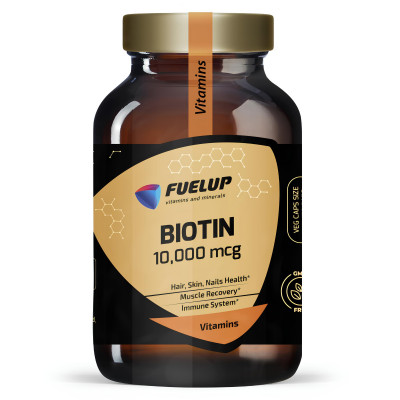 Биотин FuelUP Biotin, 10000 мкг, 60 капсул