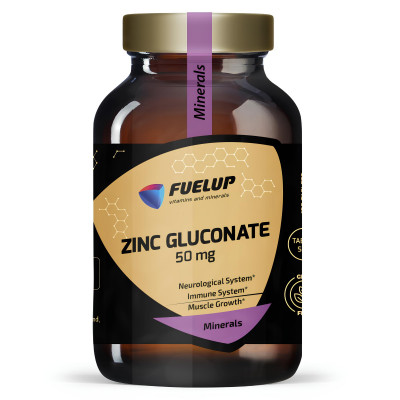 Глюконат цинка FuelUP Zinc Gluconate, 50 мг, 100 таблеток