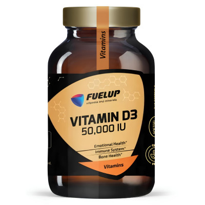 Витамин Д3 FuelUP Vitamin D3, 50000 IU, 50 гелевых капсул