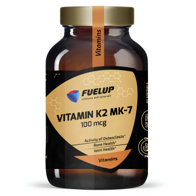 Витамин К2 FuelUP Vitamin K2 MK7, 100 мкг, 60 гелевых капсул