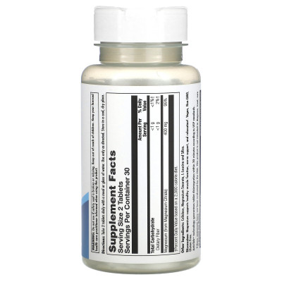 Цитрат магния KAL Magnesium Citrate, 400 мг, 60 таблеток