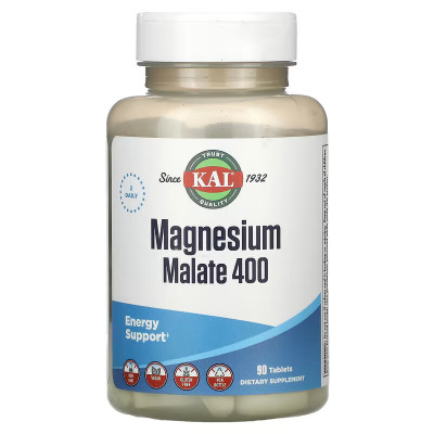 Магний малат KAL Magnesium malate, 400 мг, 90 таблеток