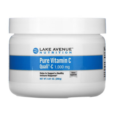 Чистый витамин С в порошке Lake avenue nutrition Vitamin C Quali-c, 250 г