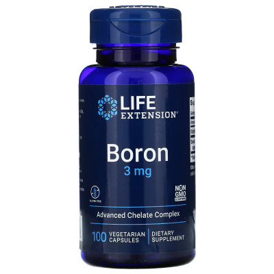 Бор Life Extension Boron, 3 мг, 100 вегетарианских капсул