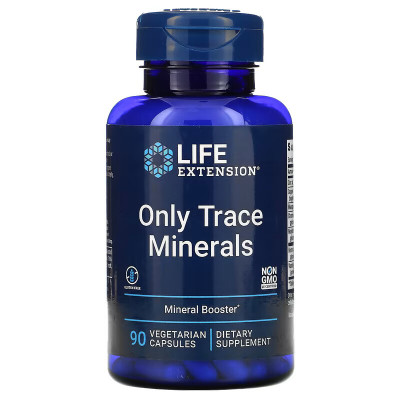Комплекс микроэлементов Life Extension Only Trace Minerals, 90 вегетарианских капсул
