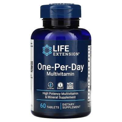 Мультивитамины Life Extension One-Per-Day, 60 таблеток