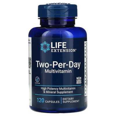 Мультивитамины Life Extension Two-Per-Day, 120 капсул