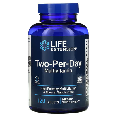 Мультивитамины Life Extension Two-Per-Day, 120 таблеток