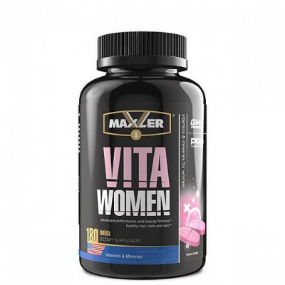 Витамины для женщин Maxler VitaWomen, 180 таблеток