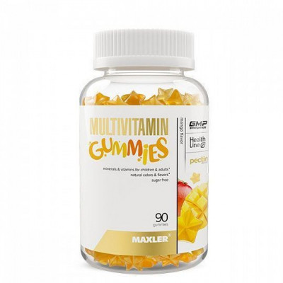 Мультивитамины Maxler Multivitamin, 90 жевательных капсул, Манго