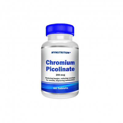 Пиколинат хрома MyNutrition Chromium picolinate, 200 мкг, 60 таблеток