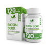 Витамины для волос Биотин NaturalSupp Biotin, 5000 мкг, 120 капсул