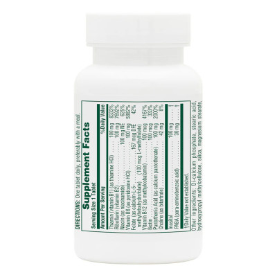 Безглютеновый комплекс витаминов группы Б Nature's Plus Mega B-100 Complex, 60 таблеток