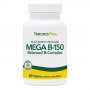 Безглютеновый комплекс витаминов группы Б Nature's Plus Mega B-150 Complex, 60 таблеток